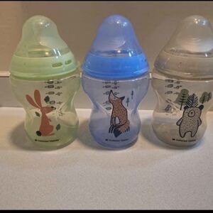 Tommee Tippee Kids Sippy Cups - Green, Blue, Clear